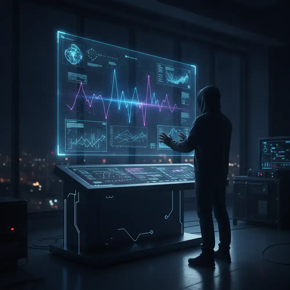 Panel de comunicaciones holográfico